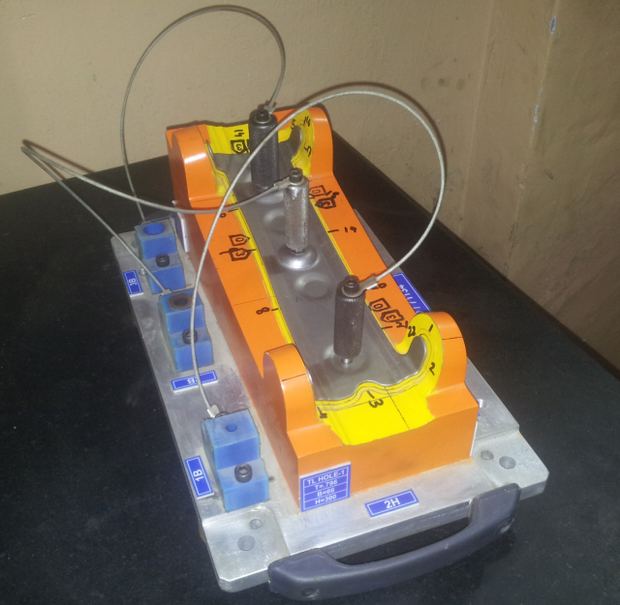 Panel checker with clamp set