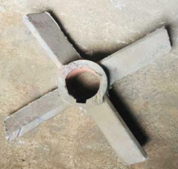 MS cast impeller — 4 vane